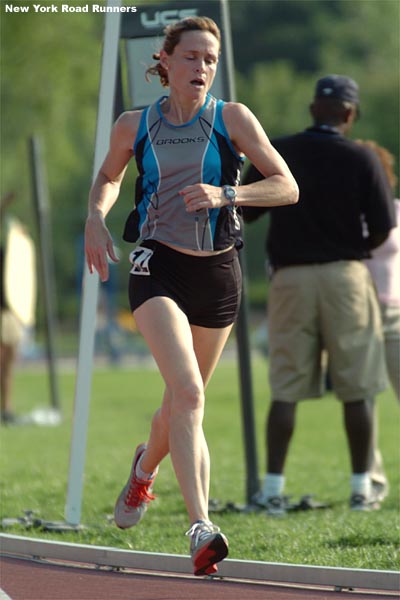 Charlotte Rizzo of the Westchester Track Club finished eighth in 4:54.19.