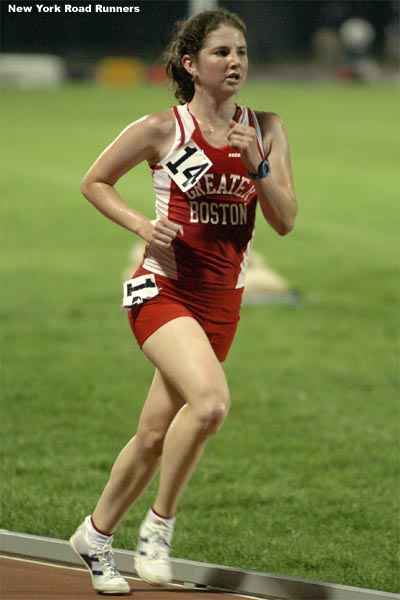 Carol Geddes of the Greater Boston Track Club.