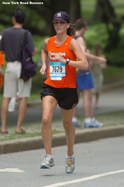 Tiffanee Hager of the Central Park Track Club finished 56th in 41:38.