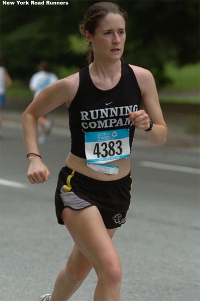 Heather Gardiner of Morristown, New Jersey, finished 61st in 42:02.