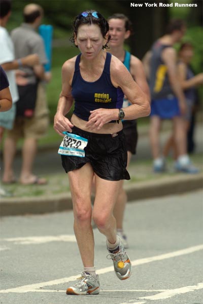 Marie Wickham, 50, finished second in her age group and 79th overall in 43:02.