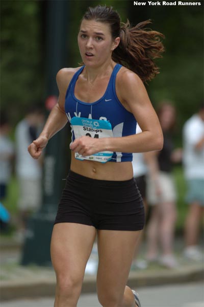 Julia Stamps of the New York Athletic Club finished 20th in 36:59.