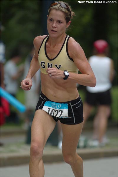 Michelle Bleakley of the Greater New York Racing Team placed 24th in 37:41.