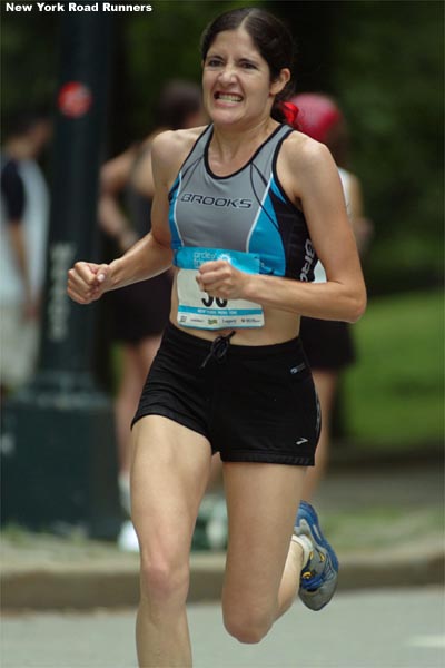 Jill Vollweiler of the Westchester Track Club finished 25th in 37:47.