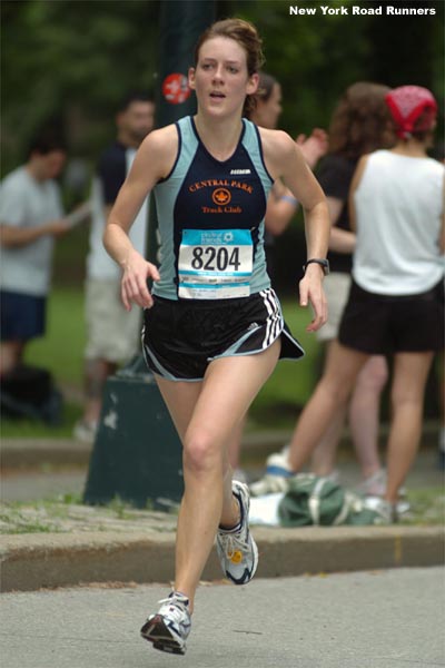 Andrea Haver of the Central Park Track Club finished 29th in 38:50.