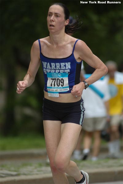 Julie Lavelle of Warren Street finished 35th in 39:50.