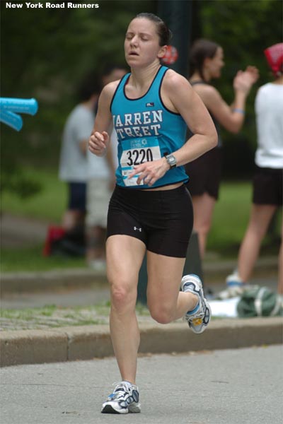 Jill Walter of Warren Street finished 45th in 40:40.