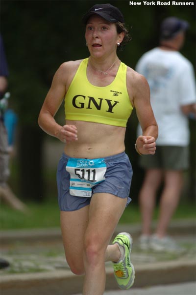 Amy May of Greater New York finished 44th in 40:38.