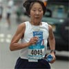 75-year-old Toshiko D'Elia, who has been amazing us for years, would win her age group in 57:39.