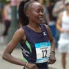 Tegla Loroupe — who is essentially running royalty in New York after winning five Mini titles and two New York City Marathon Crowns —looked relaxed before the race.