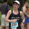 Diane Kenna, 40, of the New York Harriers finished 55th in 41:33.