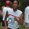 Rolanda Bell, age 17, finished second in her age group and 71st overall in 42:42.