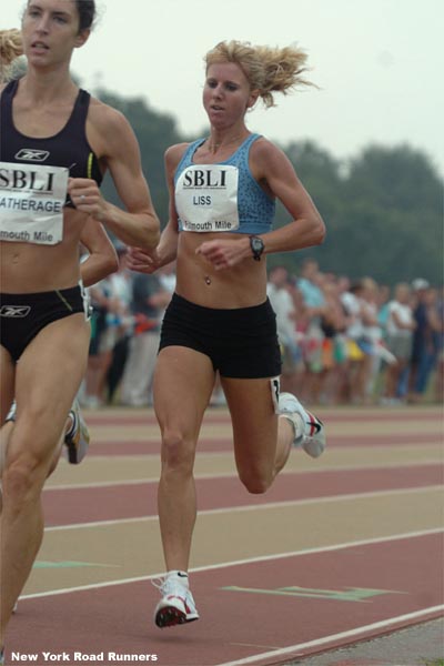 Collette Liss ran a close fourth.