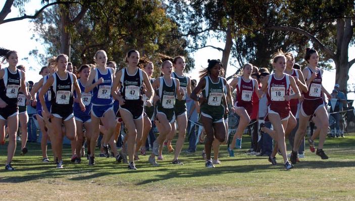 The race gets underway.