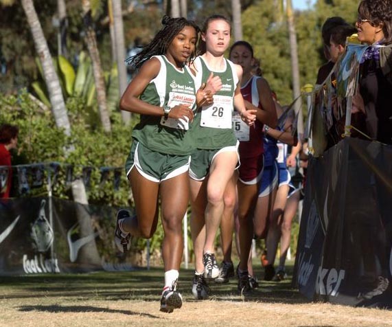 Nichole Jones leads Catherine White.