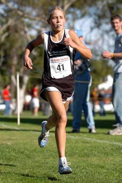 Hasay became the second freshman ever to win this title (Erin Davis, in '93, was the first). One observer said that she looked so fresh when she crossed the finish line that it looked like she could have gone another 5K.