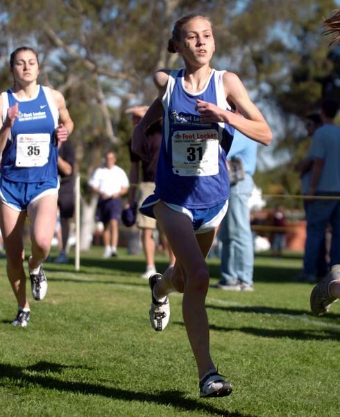 Keara Sammons, the Midwest champ, had an off day and finished 17th in 17:58. Sammons is a senior at Colorado's Smoky Hill High School.