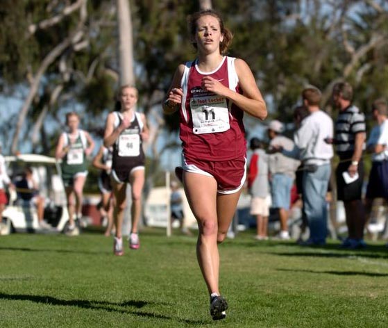 Nicole Blood, who won the Northeast Regional, had a rough day here, finishing 28th in 18:21. Blood plans to attend the University of Oregon next fall.