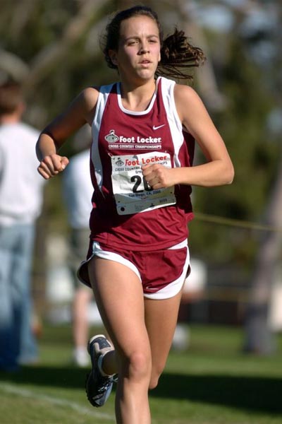 Shelby Greany, a freshman at Suffern (NY) High School finished 38th in 18:58.