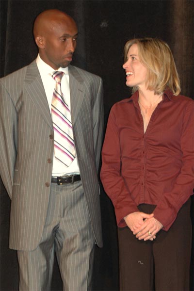 Abdi Abdirahman chats with Suzy Favor Hamilton.