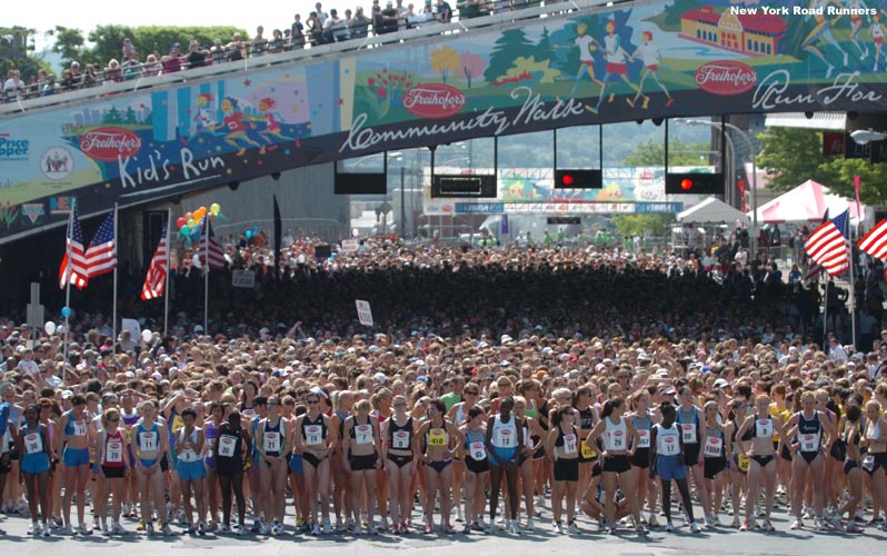 The race had well over 3,000 finishers.