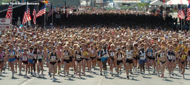 The race gets underway.