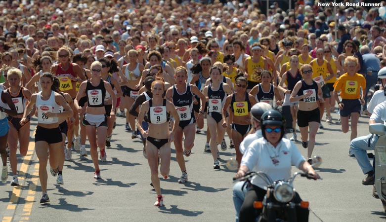 The course begins with an uphill, but because it starts and finishes in nearly the same place, it also had a downhill finish.