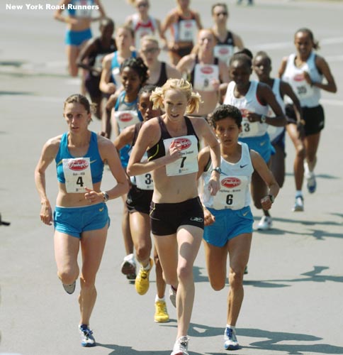 The weather was warm -- probably too warm -- at race time, and the sun was shining brightly.