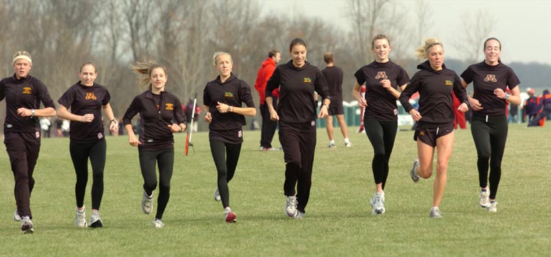 The Minnesota women's team.