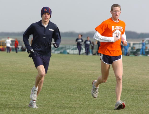 Two University of Illinois-affiliated runners.