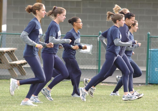 The Villanova women's team.