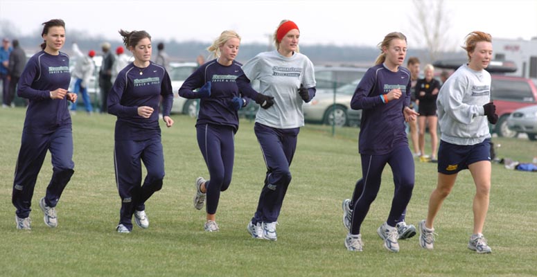 The Northern Arizona University (NAU) women's team.