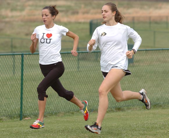 Liza Pasciuto (left) and Jenny Barringer, both of Colorado...