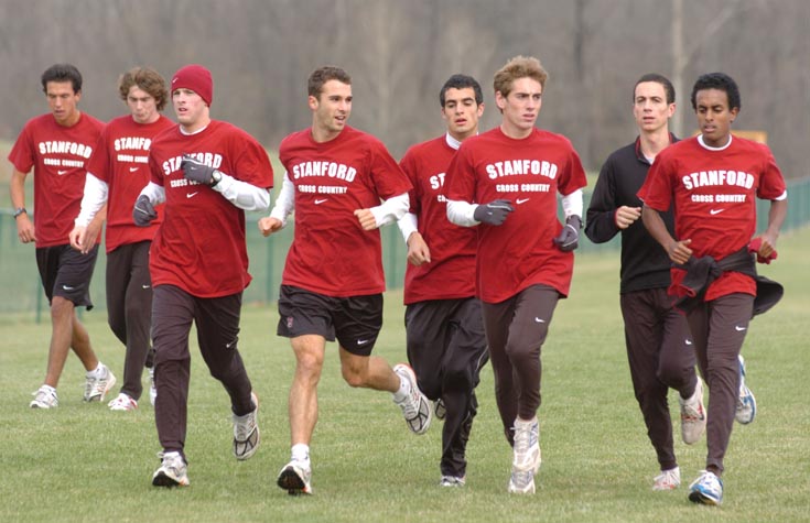 The Stanford men's team.