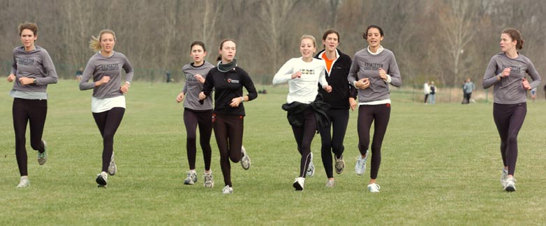 The Princeton women's team.