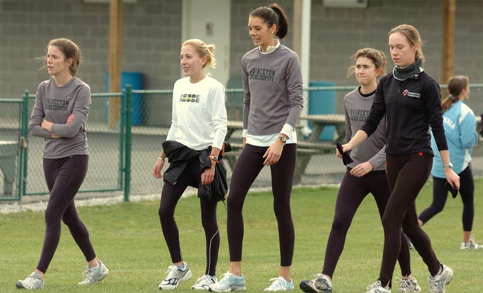 Catha Mullen (center) is expected to lead the Princeton squad.