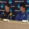 Four of the top women's coaches, from left to right: Tim Connelly, Mike McGuire, Kevin Jermyn, and Peter Tegen.