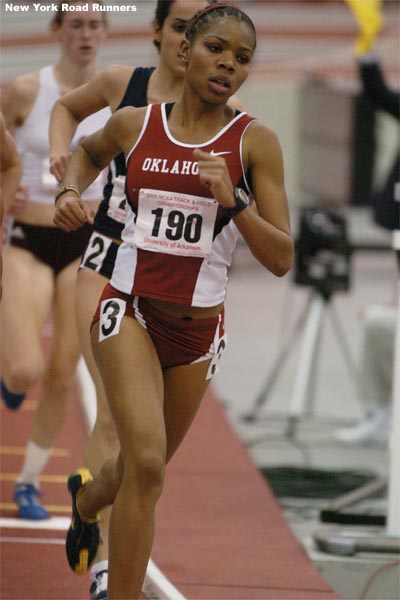 Oklahoma sophomore Jessica Eldridge.