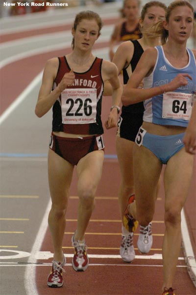 Alicia Craig continues to run in third place.