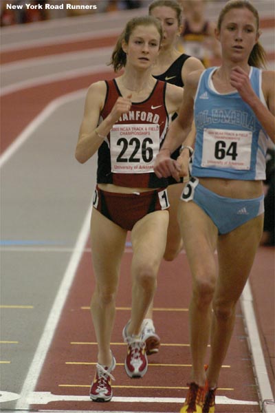 Alicia Craig continues to run behind Caroline Bierbaum, in third place.