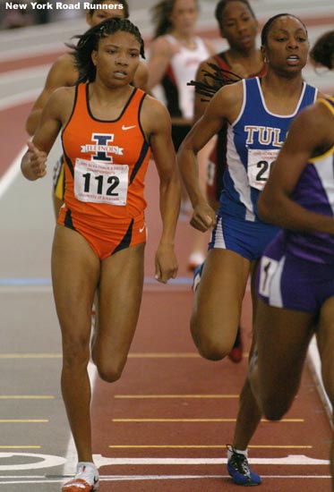 Robinson with Tulsa's Melanie Hardy.