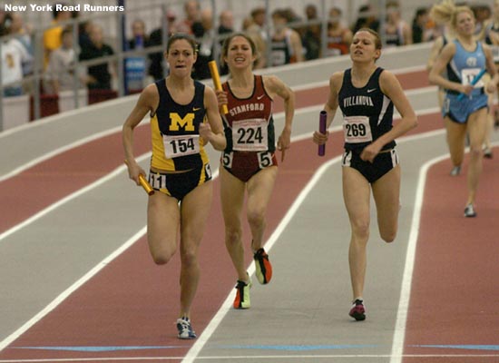 ...used a great kick to move by Bei and Muncan on the outside and win an amazing race for Michigan.