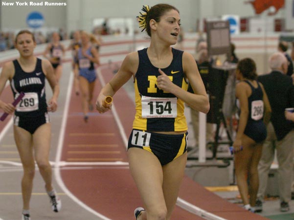 This was Hauser-Price's first season running indoor track - she had played basketball for Michigan for the past three winters.