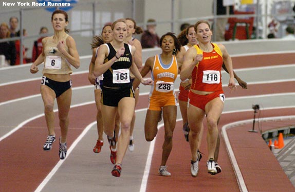 Missouri's Ashley Patten ran a great last 200 and won the second prelim in 2:05.70.