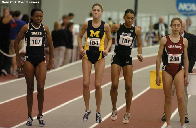 There were 10 runners in the mile final.