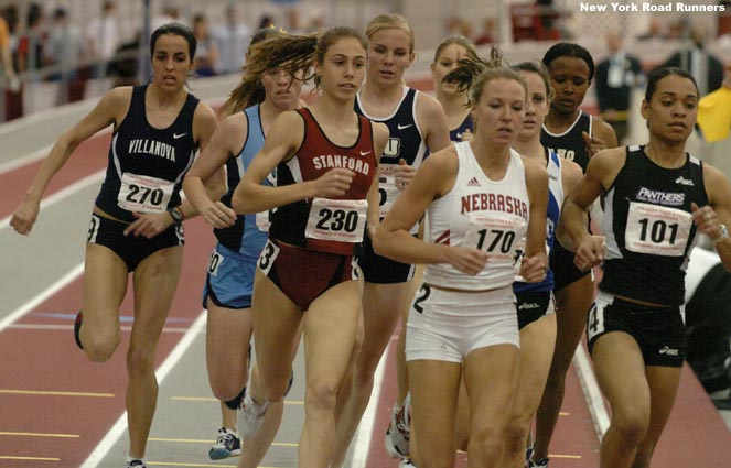 Ioana Parusheva stumbles a bit on the outside, but stays on her feet, which is always a challenge in a crowded pack.