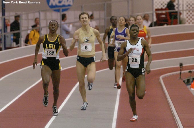 Heading up the homestretch, it looked like Neisha Bernard-Thomas might be able to run down Aneita Denton.