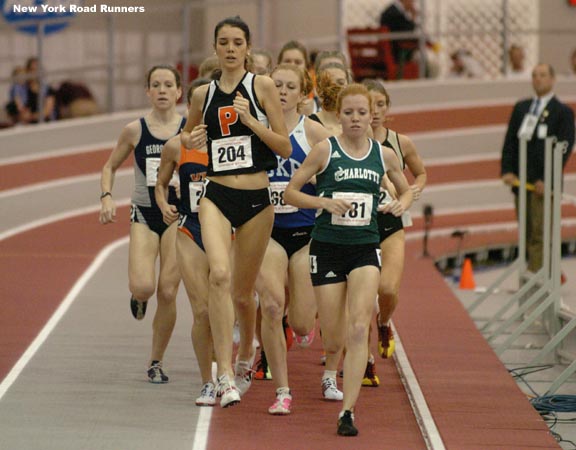 Cack Ferrell (left) and Cassie Ficken take over the lead.