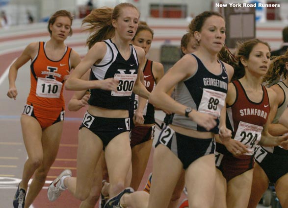 #300 Lindsay Donaldson had won the Heps 3,000m title earlier in the season, beating Caroline Bierbaum and Lindsey Scherf, who both ran well in the 5,000 here.