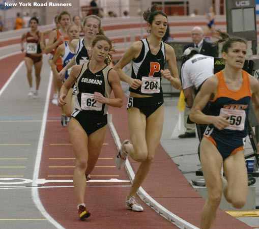 Renee Metivier and Cack Ferrell ran close behind Pirtea with one lap to go.